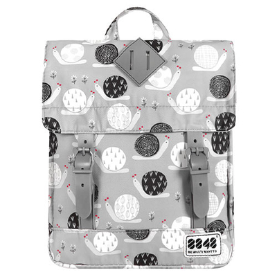 Product Σχολική Τσάντα 8848 Backpack for CHILDREN With SNAILS PRINT GREY base image
