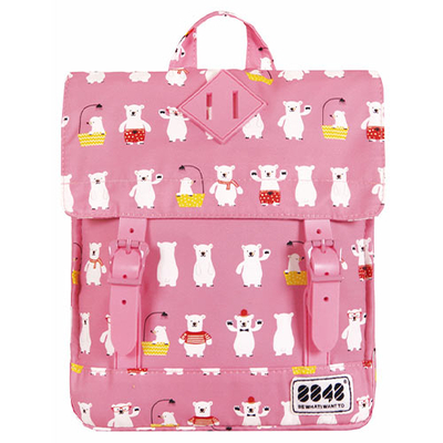 Product Σχολική Τσάντα 8848 Backpack for CHILDREN With WHITE BEARS PRINT base image