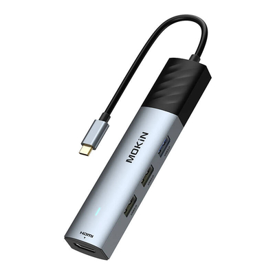 Product Docking Station Mokin 5in1 USB-C PD 3.0 100W (silver) base image