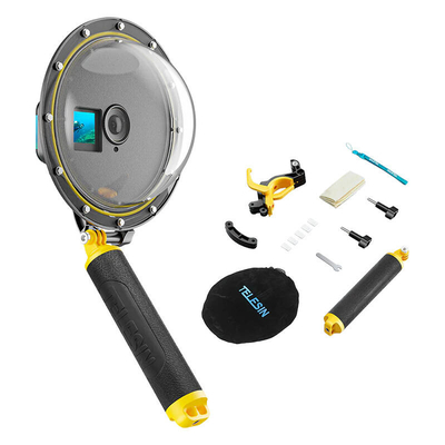 Product Θήκη Action Cameras Waterpoof dome port Telesin for DJI Action 4 / 3 base image