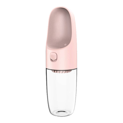 Product Ποτίστρα Dogness Travel Bottle with container D11 400ml (Pink) base image