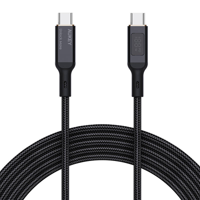 Product Καλώδιο USB-C Aukey to USB-C CB-MCC102, 100W, 1.8m (Black) base image