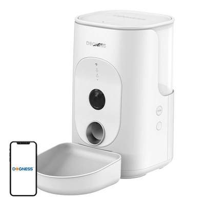 Product Ταΐστρα Dogness F15 WiFi 4L smart with camera with plastic bowl (White) base image