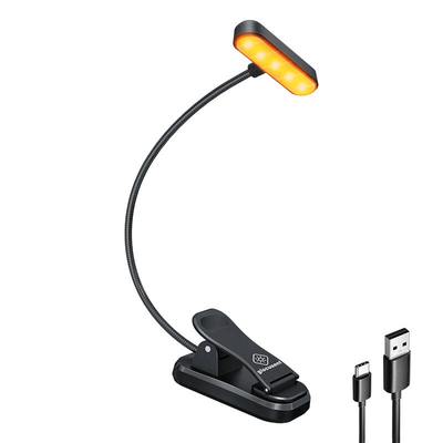 Product Φακός Ανάγνωσης Wireless Glocusent ET-Head clip-on USB-C 650mAh timer (Black) base image