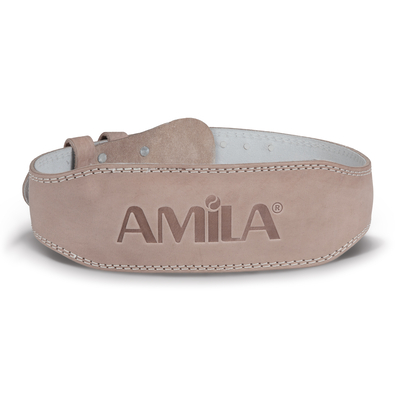 Product Ζώνη Άρσης Βαρών Amila Δερμάτινη Μπεζ A Quality L base image