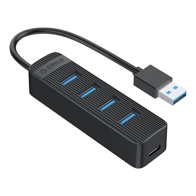 Product USB Hub Orico TWU3 to 4x USB 3.0 (Black) base image