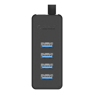 Product USB Hub Orico W5P-030 to 4x USB 3.0 (Black) base image