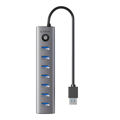 Product USB Hub Orico CL7U USB-C to 7x USB 3.0 (gray) base image