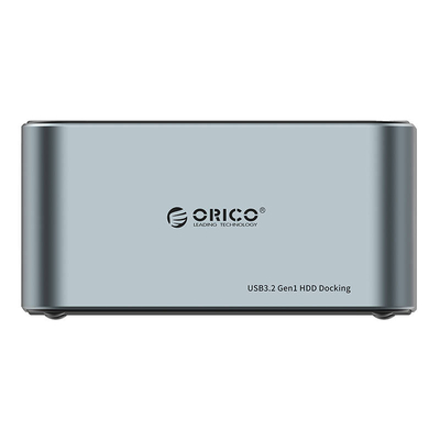 Product Docking Station Orico for 2.5" / 3.5" HDD / SSD, 5Gbps, USB-C to USB-C/A with cloning function (Black) base image