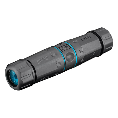 Product Αδιάβροχος Σύνδεσμος Goobay Rj45 Cat 6a 44416 Ip68 Μαύρο base image