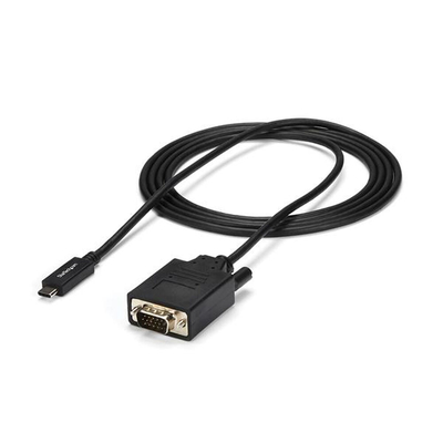 Product Καλώδιο USB C σε VGA Startech CDP2VGAMM2MB (2 m) Μαύρο base image
