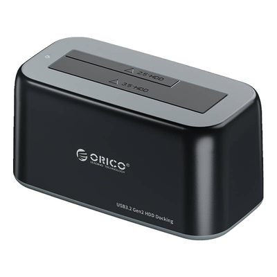 Product Docking Station Orico for 2.5 / 3.5" HDD / SSD, 5Gbps, USB-C to USB-C/A (Black) base image