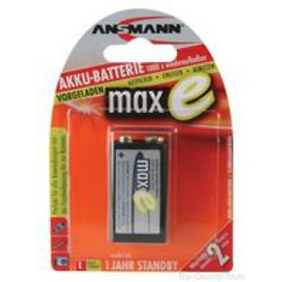 Product Μπαταρία Επαναφορτιζόμενη Ansmann maxE E NM 9.0V/ 200mAh base image