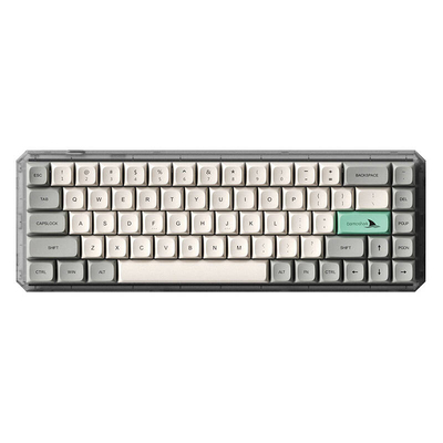 Product Πληκτρολόγιο Ασύρματο Darmoshark Gaming K5 Light Luxury Version Yellow Switch (Λευκό/Γκρι) base image