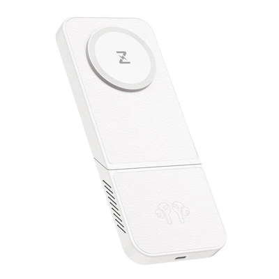 Product Ασύρματος Φορτιστής INVZI, MGF7W, 3in1, 15W (white) base image
