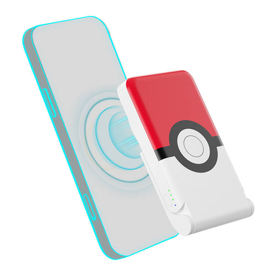 Product Powerbank OTL Μαγνητικό Pokemon Pokeball με Βάση 5000mAh, USB-C, 15W (Κόκκινο/Λευκό) base image
