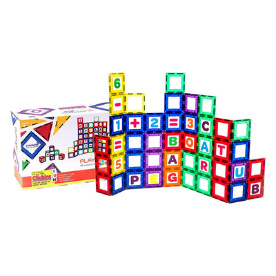 Product Παιχνίδι Κατασκευών Playmags Μαγνητικά Τουβλάκια 3D 170 (80τμχ) base image