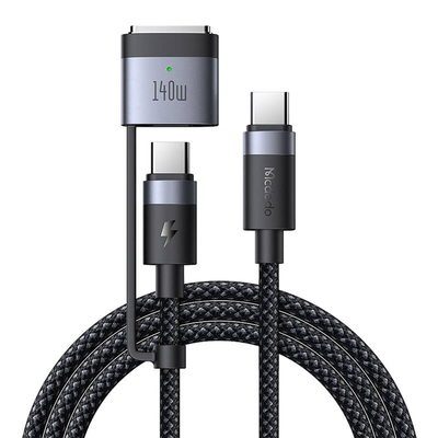 Product Καλώδιο USB Mcdodo 2-in-1 USB-C to USB-C + Magsafe 3 CA-0140, 2m (Black) base image