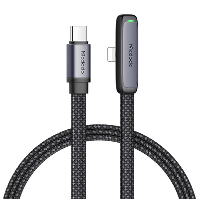 Product Καλώδιο USB-C Mcdodo to lightning angle Mcdodo CA-3351,1.8m (Black) base image
