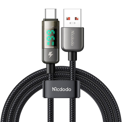 Product Καλώδιο USB Mcdodo CA-3630 to USB-C auto power off, PD 100W, 1.2m (Black) base image