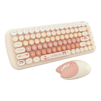 Product Σετ Πληκτρολόγιο Και Ποντίκι Ασύρματο MOFII Candy New 2.4G (Orange) base image
