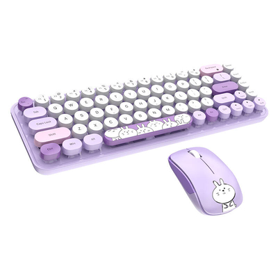 Product Σετ Πληκτρολόγιο Και Ποντίκι Ασύρματο MOFII iBean Pro New 2.4G (Purple) base image
