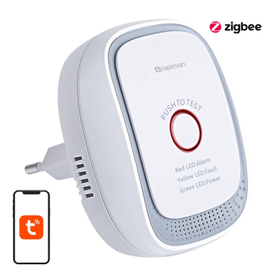 Product Αισθητήρας ZigBee Heiman HS1CG-E Tuya smart natural gas leak sensor base image