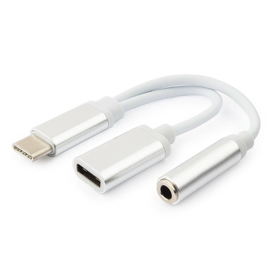 Product Αντάπτορας Cablexpert Καλώδιο Type-C Σε 3. 5mm Stereo+Power base image
