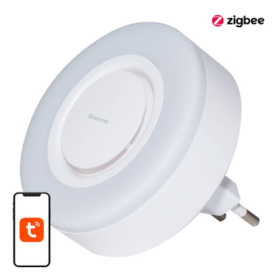 Product Smart Hub Heiman HS2RNL-E Tuya ZigBee lamp and signal booster base image