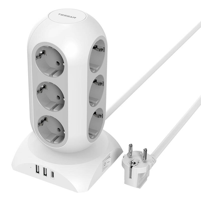 Product Πολύπριζο Tessan TPS02-DE-C power strip base image