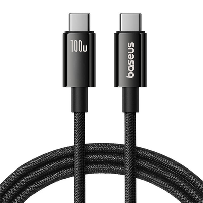Product Καλώδιο USB Baseus Tungsten Gold USB-C to USB-C 100W 1,5m (Black) base image