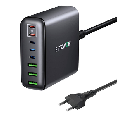 Product Φορτιστής Πρίζας Blitzwolf BW-S26 250W (Black) base image