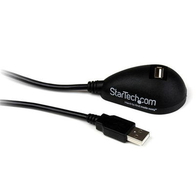Product Καλώδιο USB Startech USBEXTAA5DSK USB A Μαύρο base image
