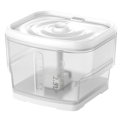 Product Συντριβάνι Γάτας Petsuper Έξυπνo PW03 2.5L (Διαφανές/Λευκό) base image