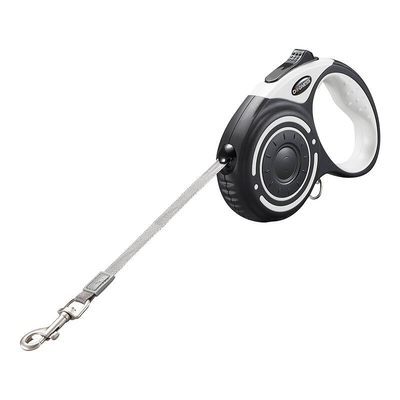 Product Λουρί Σκύλου Dogness automatic 5m with flashlight and bag container (gray) base image