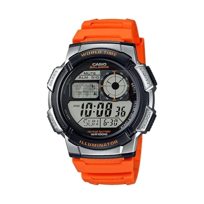 Product Ανδρικό Ρολόι Casio WORLD TIME ILLUMINATOR Πορτοκαλί (? 43 mm) base image