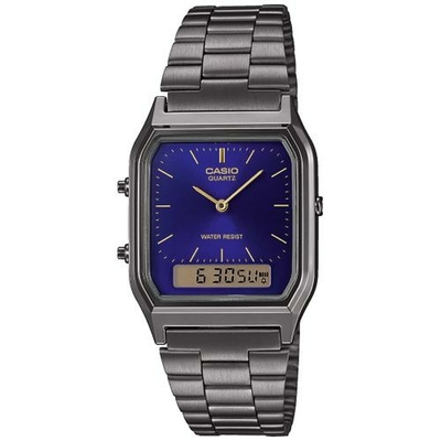 Product Ανδρικό Ρολόι Casio AQ-230EGG-2AEF Μαύρο Ασημί base image