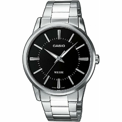 Product Ρολόι Ανδρικό Casio MTP1303PD1AVEG Μαύρο Ασημί base image