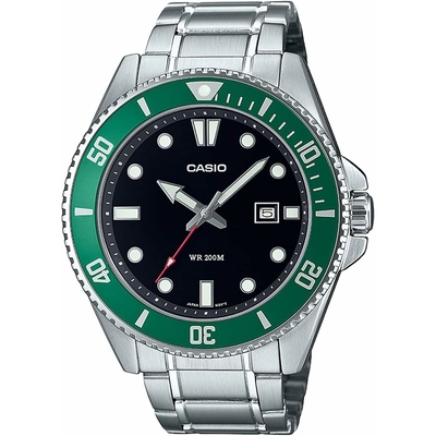 Product Ανδρικό Ρολόι Casio MDV-107D-3AVEF Μαύρο Ασημί (? 46 mm) base image