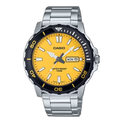 Product Ανδρικό Ρολόι Casio DIVER Κίτρινο Ασημί base image