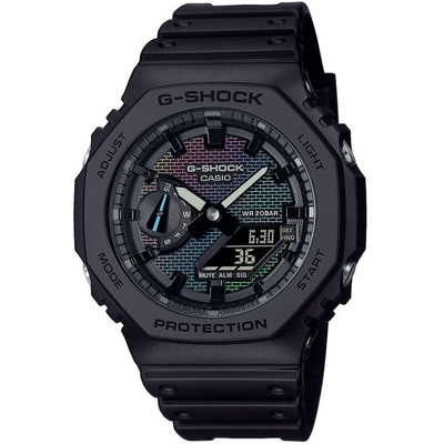 Product Ανδρικό Ρολόι Casio G-Shock OAK - RAINBOW BRICK WALL SERIE Μαύρο base image