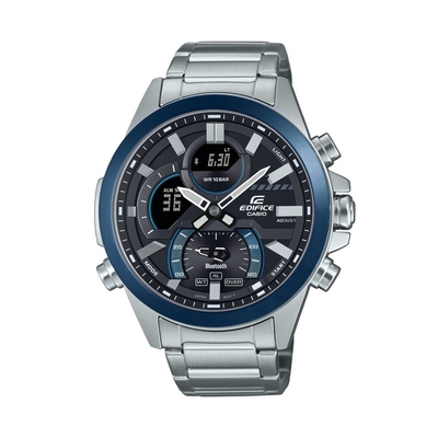 Product Ανδρικό Ρολόι Casio ECB-30DB-1A9EF Μαύρο Ασημί base image
