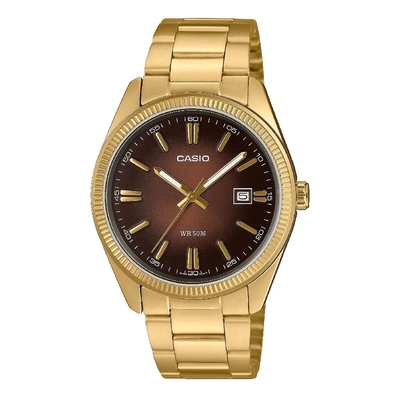 Product Ανδρικό Ρολόι Casio MTP-1302PGC-5AVEF Καφέ base image