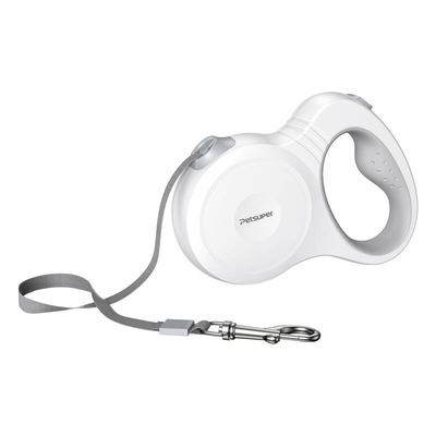Product Αυτόματο Λουρί Σκύλου Petsuper 5m (Λευκό) base image
