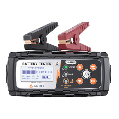 Product Battery Tester Ancel και Φορτιστής Μπαταρίας BT521 2σε1 (Μαύρο) base image