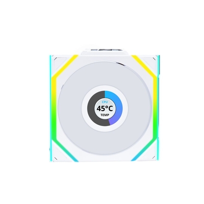 Product Case Fan Lian Li UNIFAN SL Wireless LCD 120-1PCS Reverse White  base image