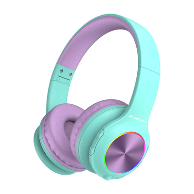 Product Headphones PowerLocus Wireless for kids PLED (blue&purple) base image