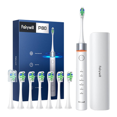 Product Ηλεκτρική Οδοντόβουρτσα Fairywill FW-P80 sonic with tip set and case (White) base image