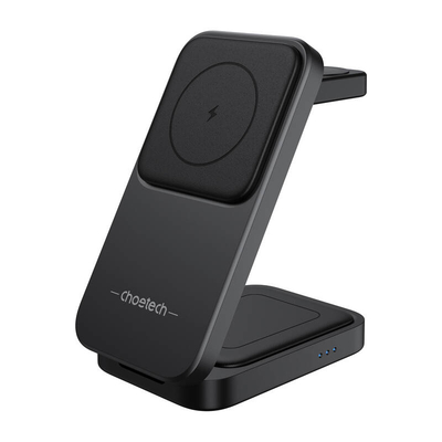 Product Ασύρματος Φορτιστής Choetech Magnetic 3-in-1 charger T611-F 15W for iPhone 12/13/14/15 series base image