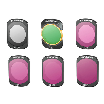 Product Φίλτρα Action Cameras Sunnylife MCUV, CPL, ND8, ND16, ND32, ND64 for DJI Osmo Pocket 3 base image